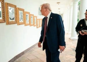 Трамп замінив портрет Байдена на фото апарата для автопідпису документів