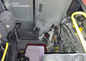 У Херсоні російський дрон атакував рятувальників