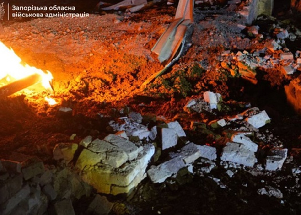 РФ атакувала житловий будинок у Запоріжжі