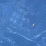 Четверту добу палає нафтовий термінал у Приморську: супутникові фото