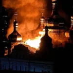 Атака на Київ: є влучання у будинки, приліт у Києво-Печерську лавру