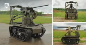 Tanchik Droid 12.7 відправляється на фронт, нищити окупантів: Міноборони допустило до використання черговий наземний роботизований комплекс з унікальними характеристикамийІ