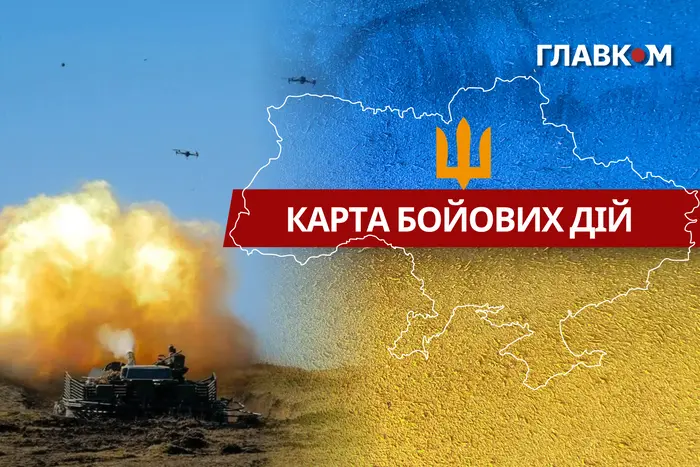 Карта бойових дій в Україні станом на 13 червня 2026 року
